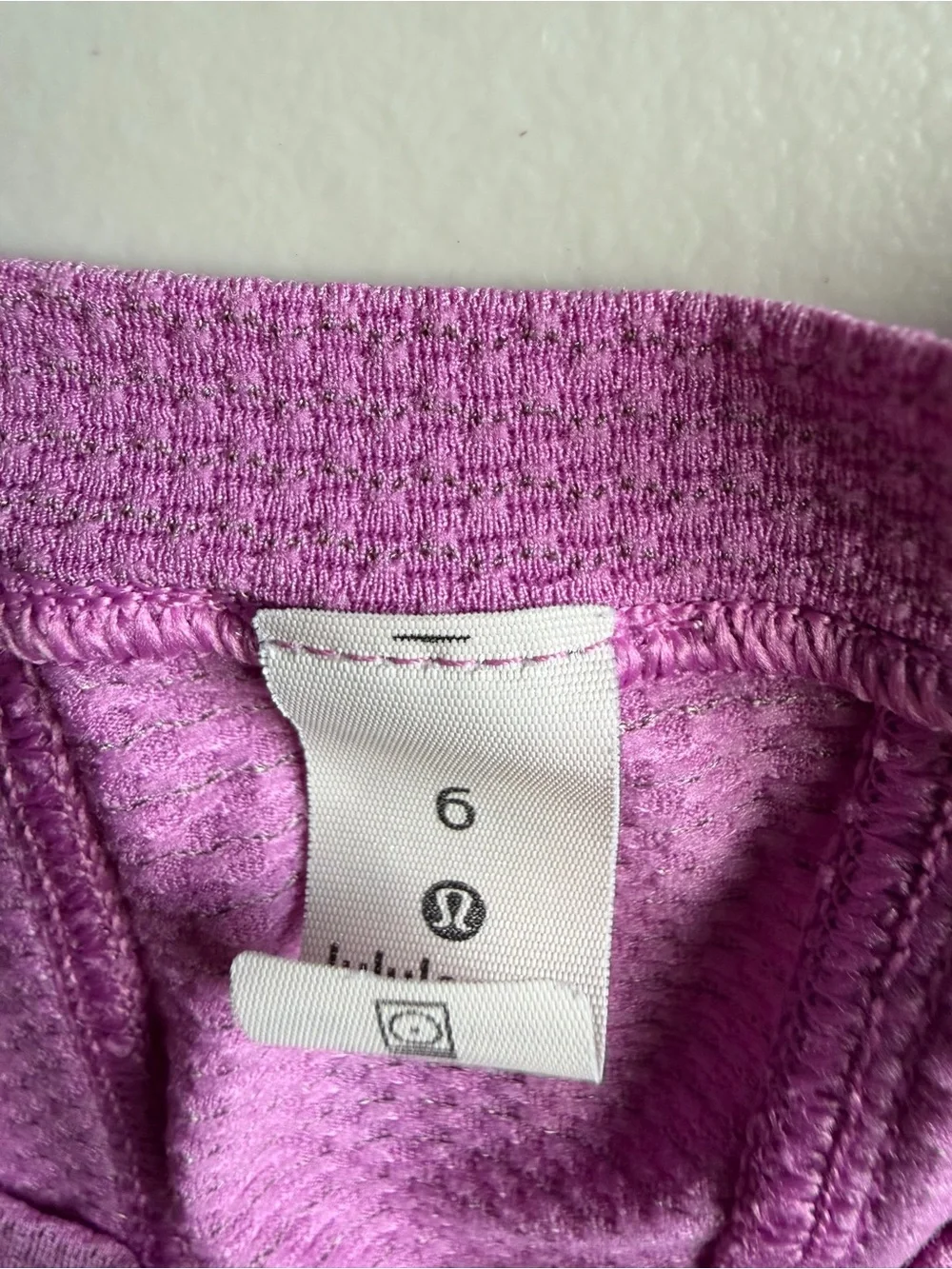 Lululemon Long Distance Short Sleeve Run Top Purple Size 6